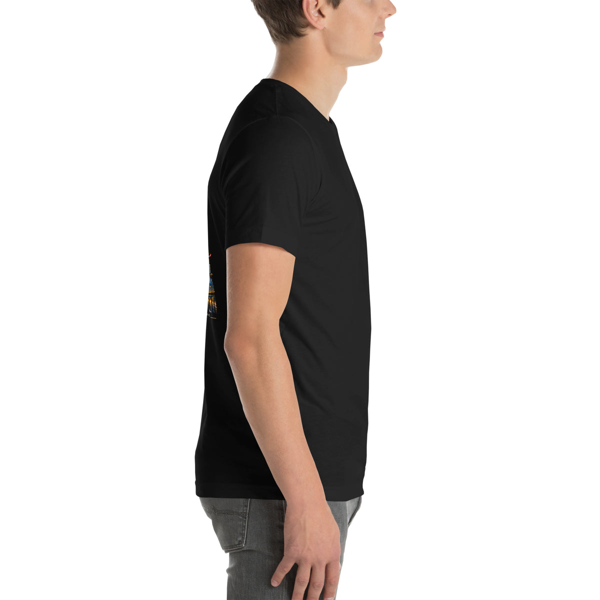 Air traffic control t-shirt Night Shift Edition – vintage tower, radar and short-final back print