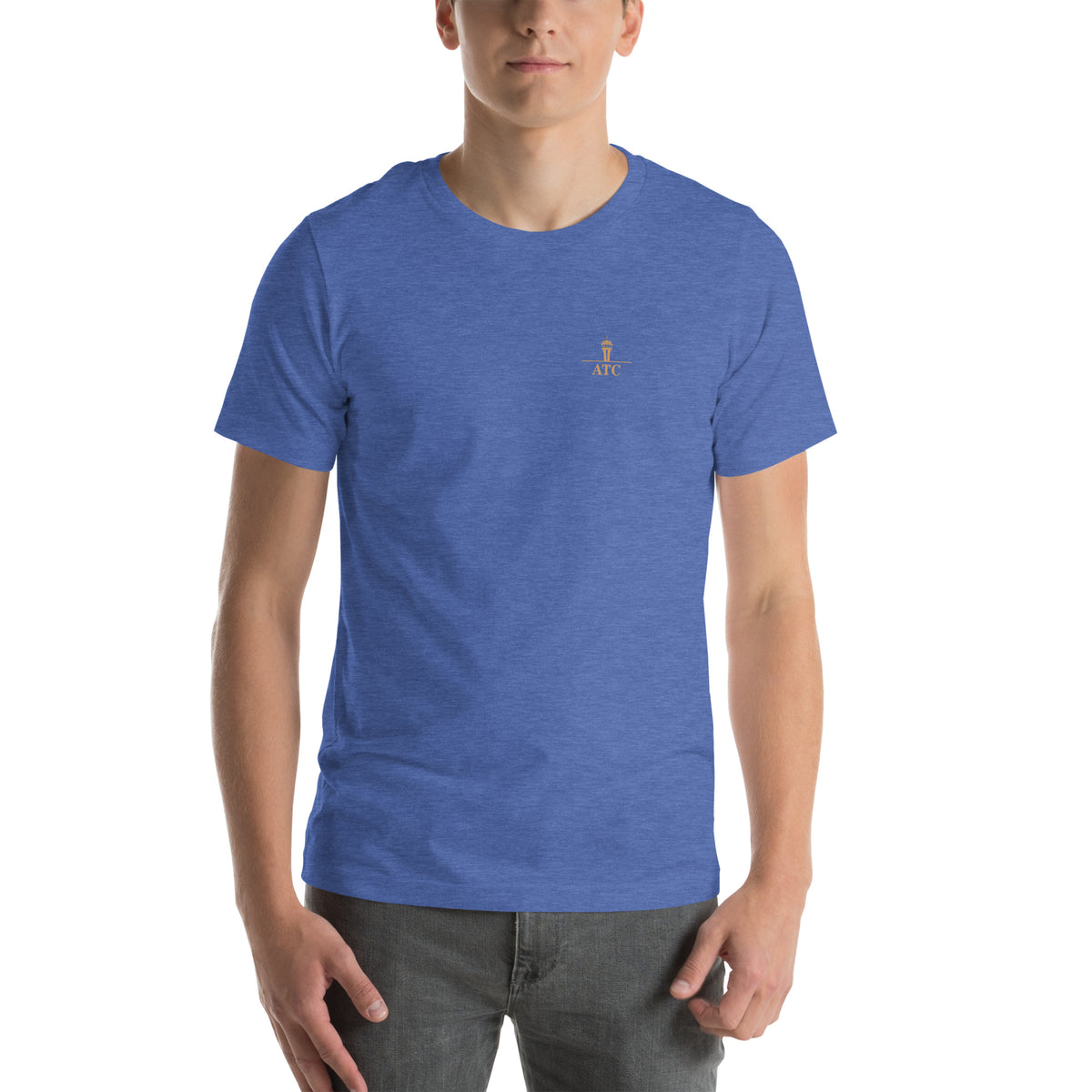 Air traffic control t-shirt Night Shift Edition – vintage tower, radar and short-final back print
