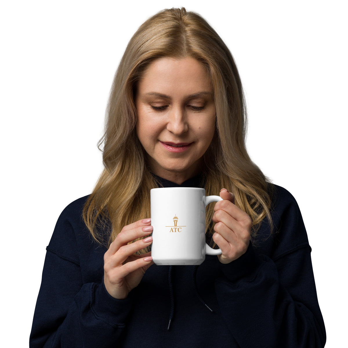 Air traffic control mug with tower and radar artwork – If It Weren't for Pilots